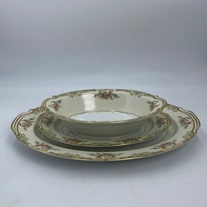 Lot of 3 Noritake Serving Plate Camelot 3031